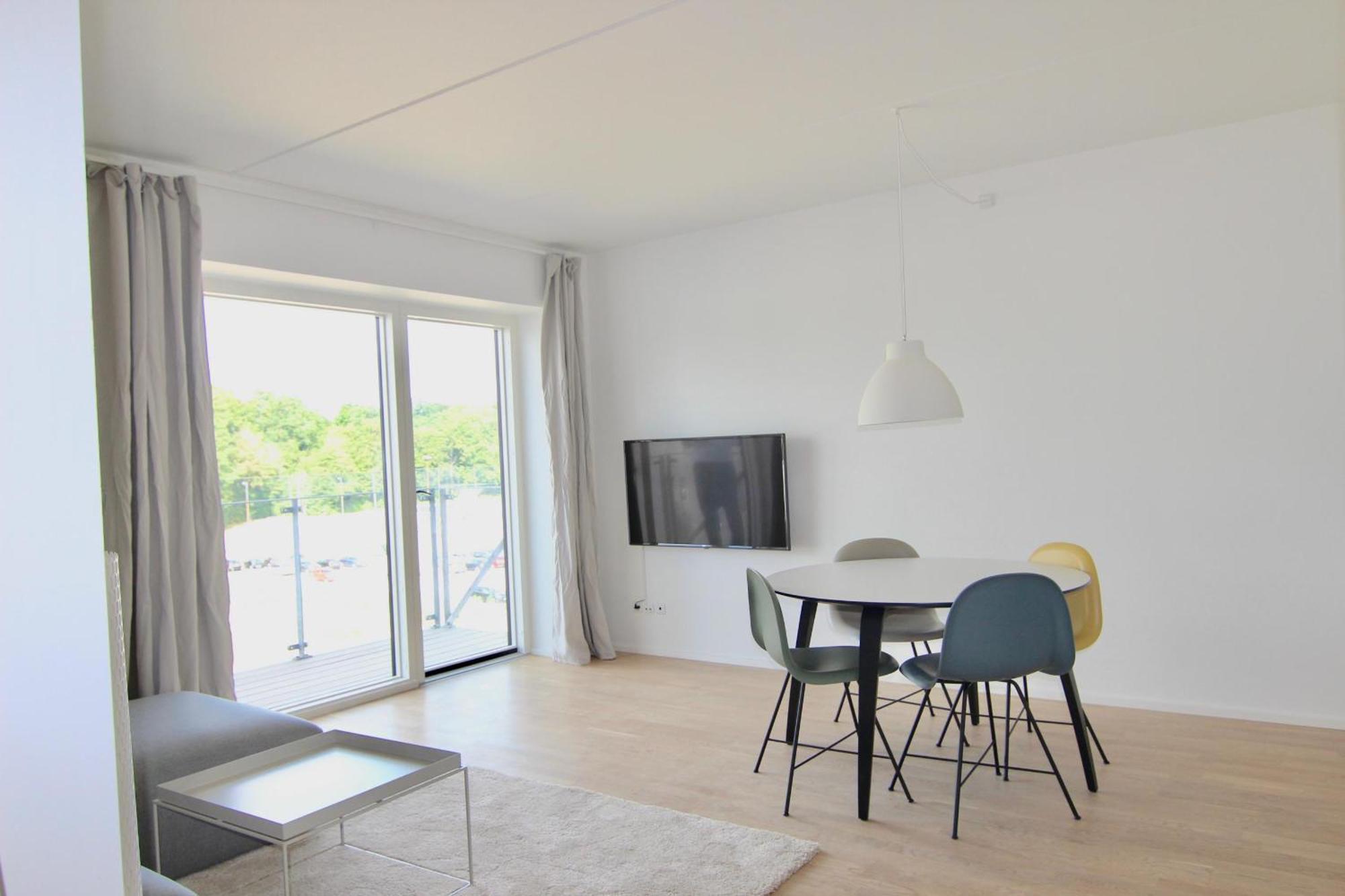 Great 1-Bed Wbalcony By Odense Harbour Lägenhet Exteriör bild